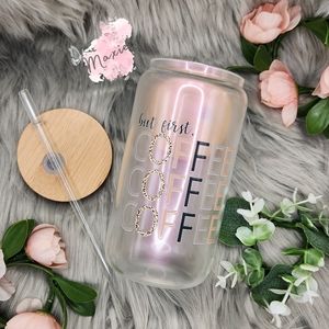 Coffee Graphic 16 Oz. Libbey Cup